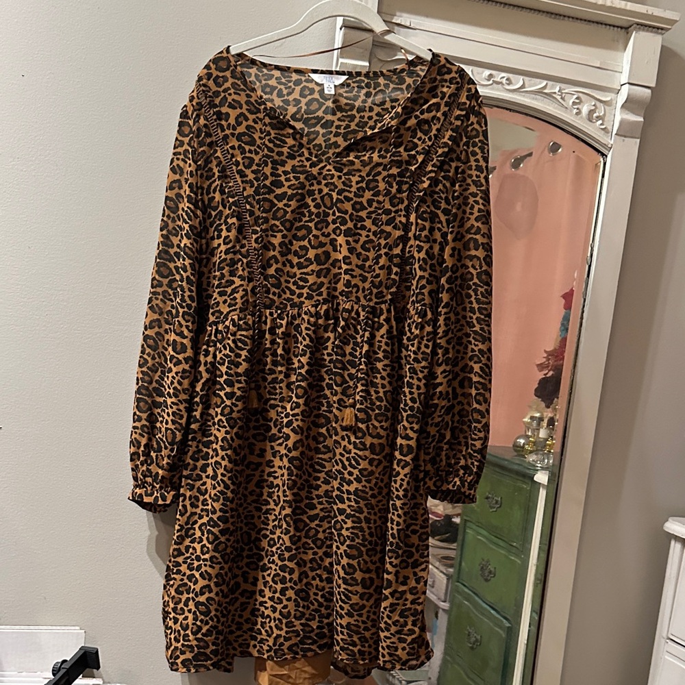 Time and Tru Animal Print Dress